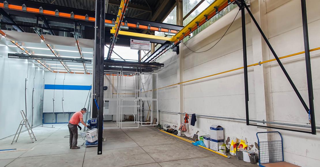 manual monorail with shunting bridge cassette systeem 6