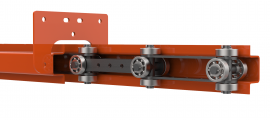 D8 overhead monorail chain conveyor